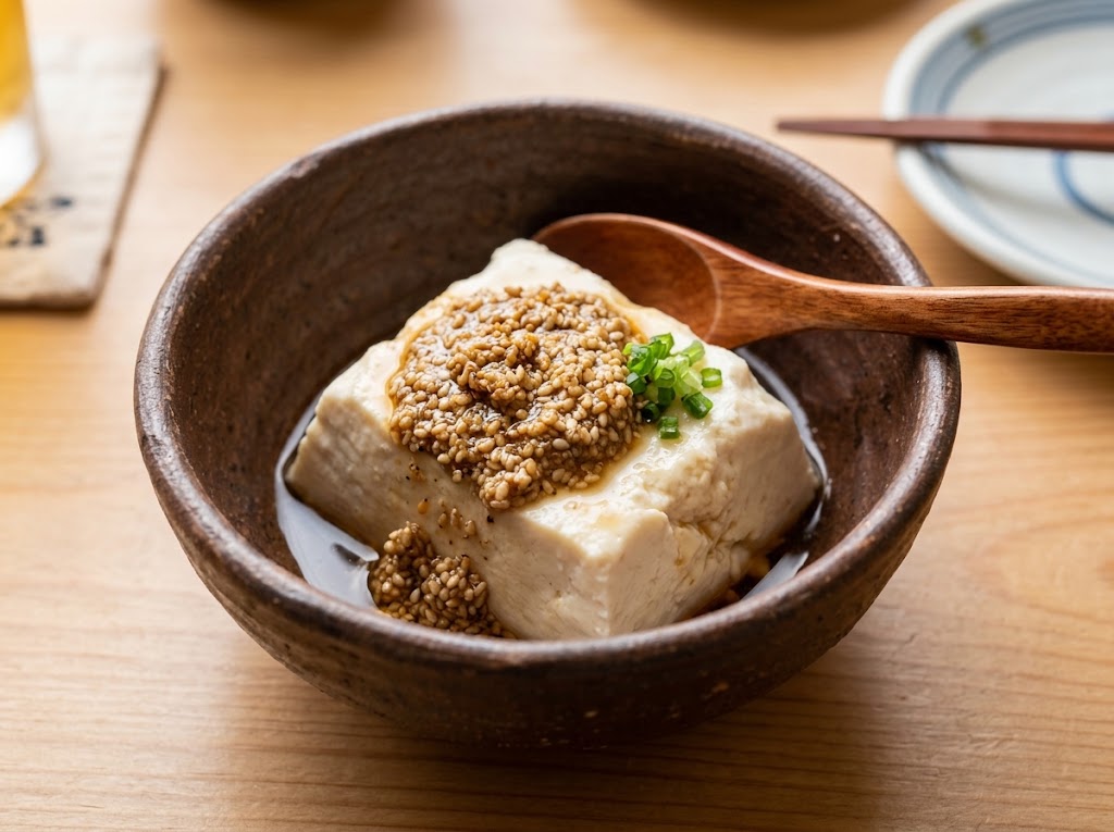 本ずり胡麻の冷やし豆腐