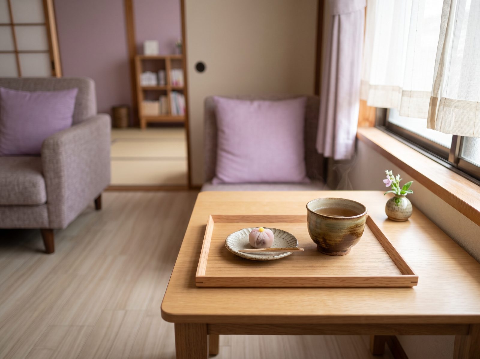 施術後にお出しするお茶